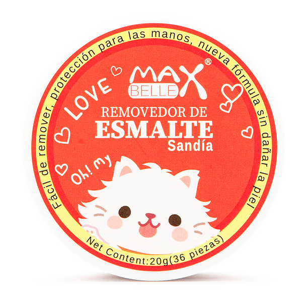Toallitas Removedoras de Esmalte MAXBELLE® 1