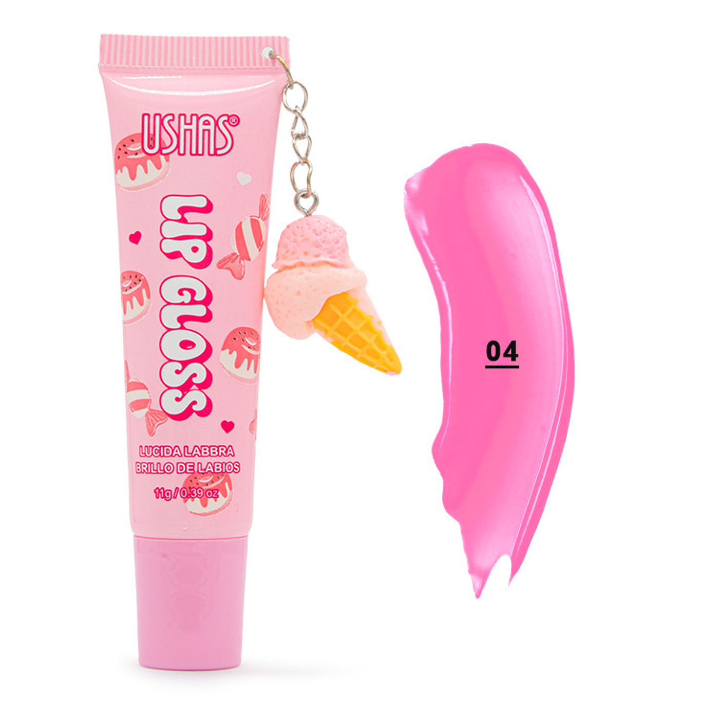 Brillo Labial Lip Gloss Ushas® - MB011510 v4