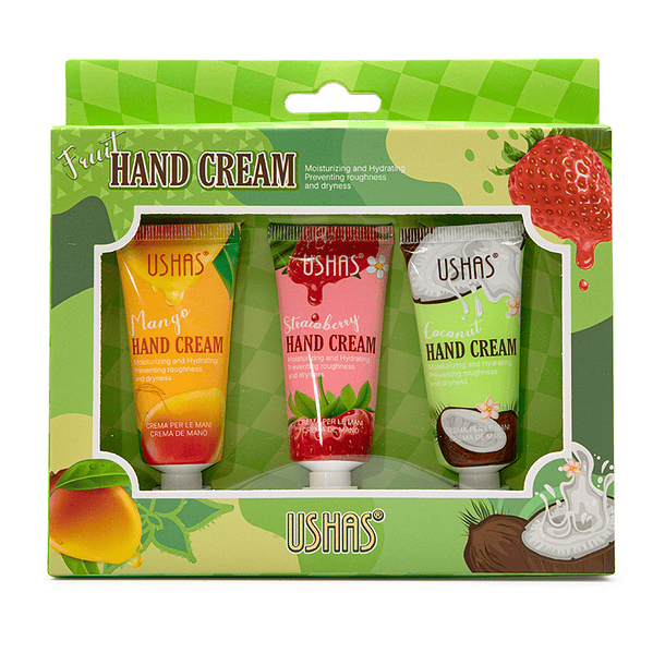 Set de Cremas Frutales para Manos USHAS® 3