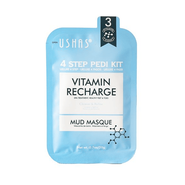 Kit Cuidado de Pies 4 STEP PEDI KIT USHAS® 4