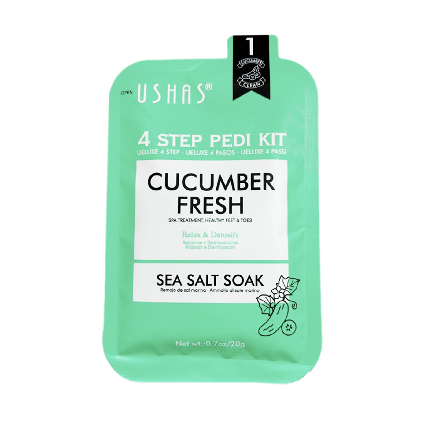 Kit Cuidado de Pies 4 STEP PEDI KIT USHAS®