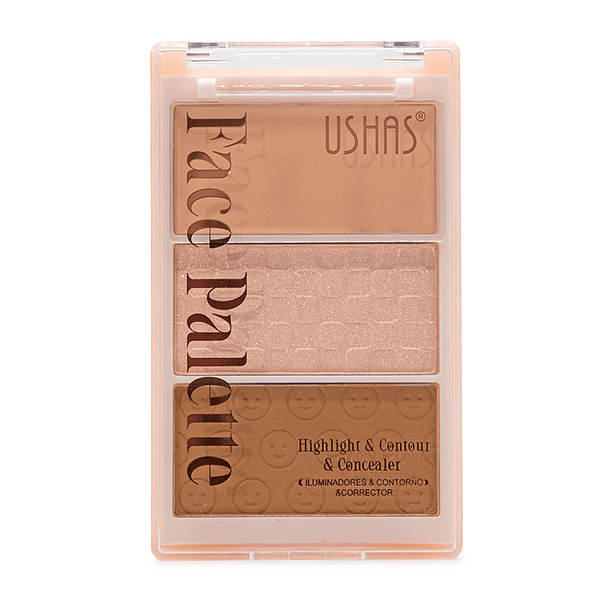 Iluminador, Contorno & Corrector USHAS® 1