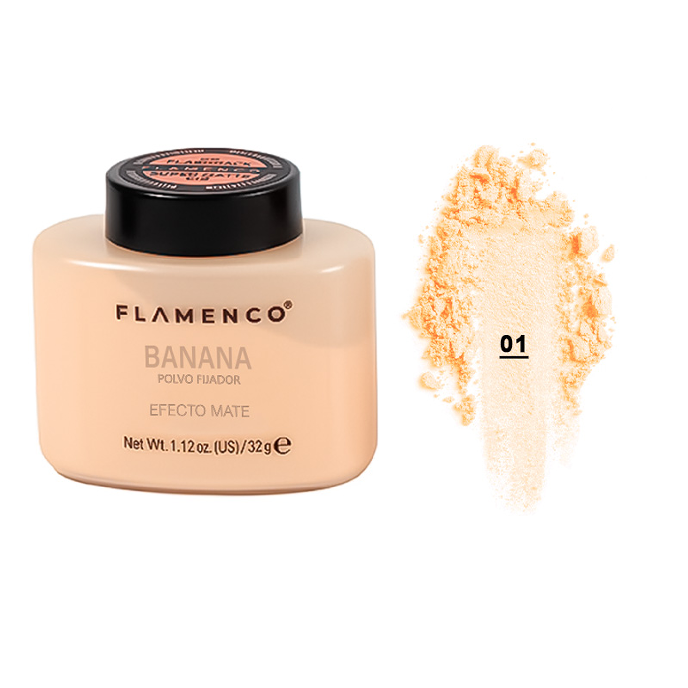 Polvo Fijador Efecto Mate FLAMENCO® - MB014144 v1 Banana