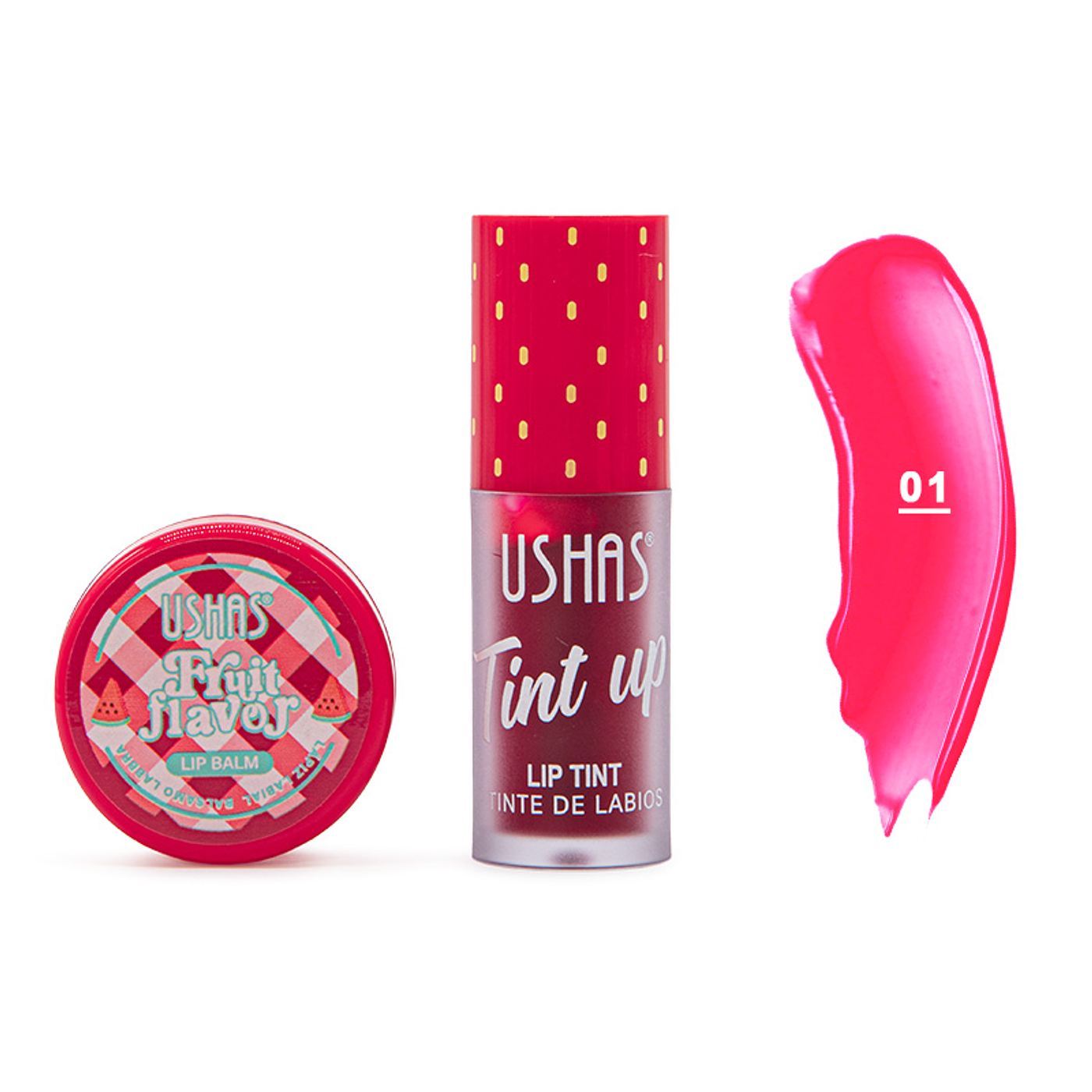 Set Bálsamo Labial + Tinta Labial USHAS® - MB011548 v1