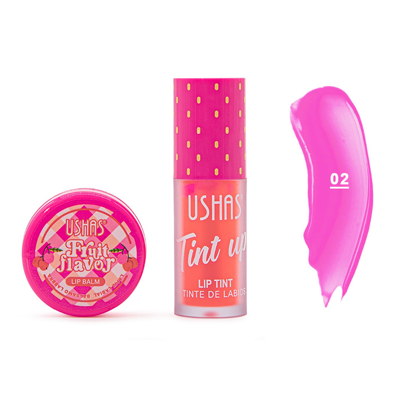 Set Bálsamo Labial + Tinta Labial USHAS® - MB011548 v2
