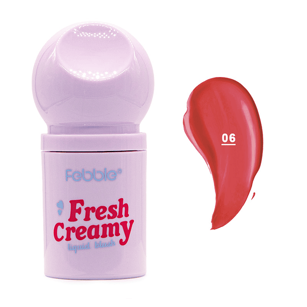 Rubor Liquido Fresh Creamy Febble® 9