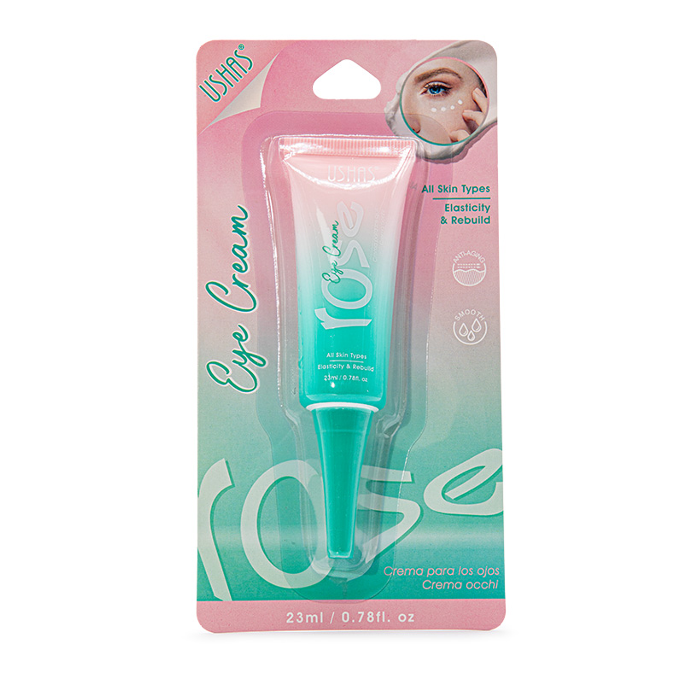 Crema Contorno de Ojos Extracto de Rosas USHAS®