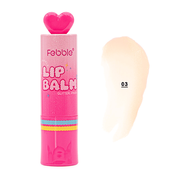 Bálsamo Labial Cutie-Pie Glitter Finish Febble® 6