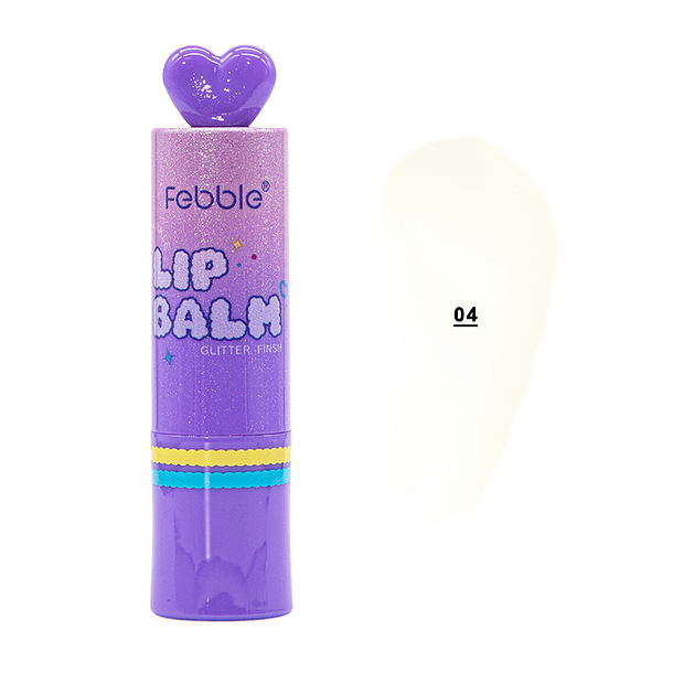 Bálsamo Labial Cutie-Pie Glitter Finish Febble® 7