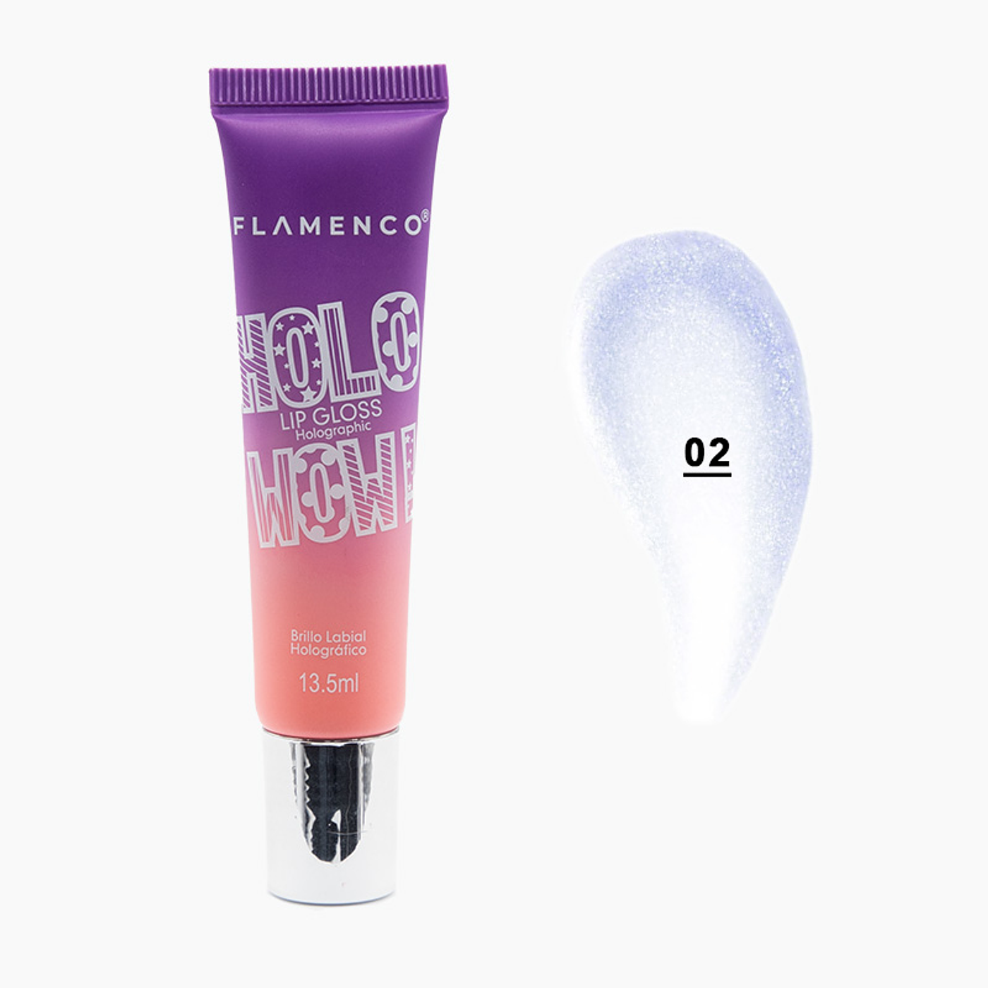 Lip Gloss Holographic Brillo Labial FLAMENCO® - MB011413 v2