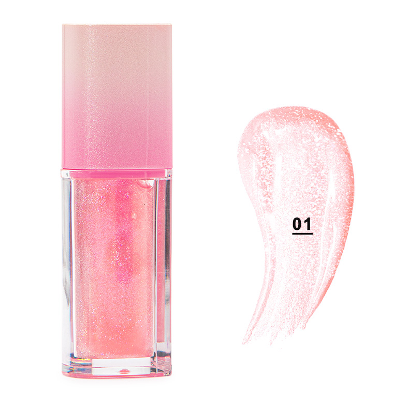 Lip Gloss Brillo de Labios Cutie-Pie Febble® - MB011554 v1 Rose Crystal