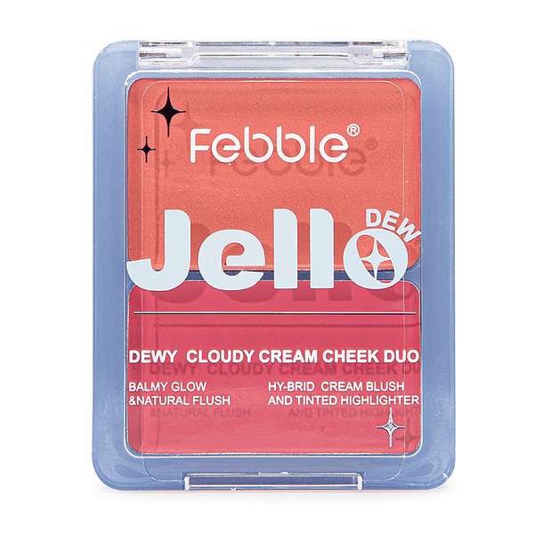 Dúo de Rubor en crema + Iluminador Jello Dew by Febble® 1