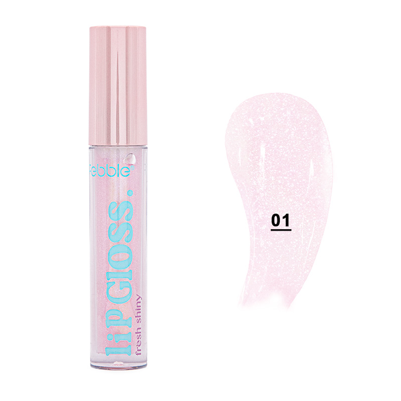 Brillo Labial Voluminizador Fresh Shiny Febble® - MB011552 v1 Shimmer Baby Purple