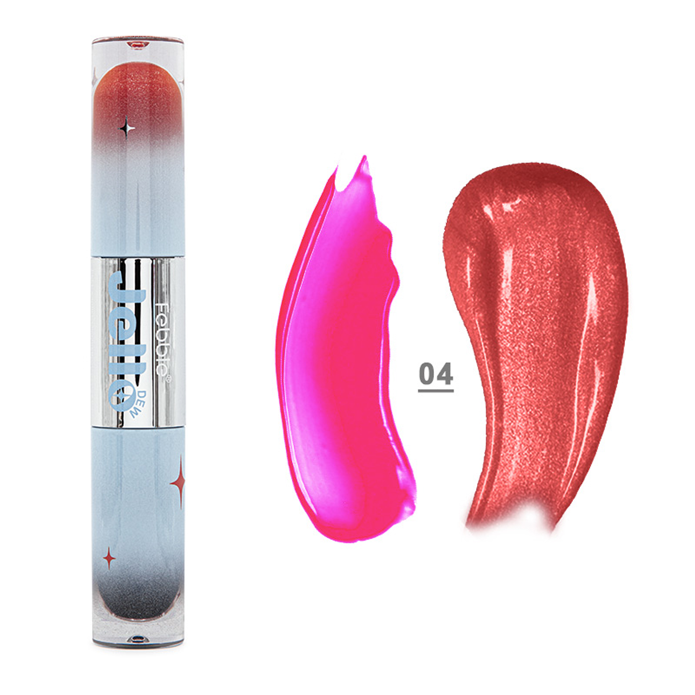 Dúo de Delineador Peel-Off y Brillo Labial Jello Dew by Febble® - MB011555 v4