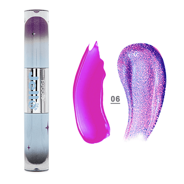 Dúo de Delineador Peel-Off y Brillo Labial Jello Dew by Febble® 5