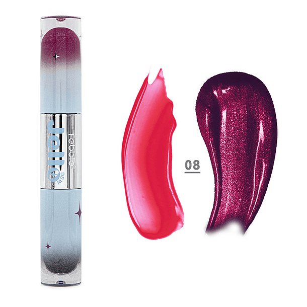 Dúo de Delineador Peel-Off y Brillo Labial Jello Dew by Febble® 7