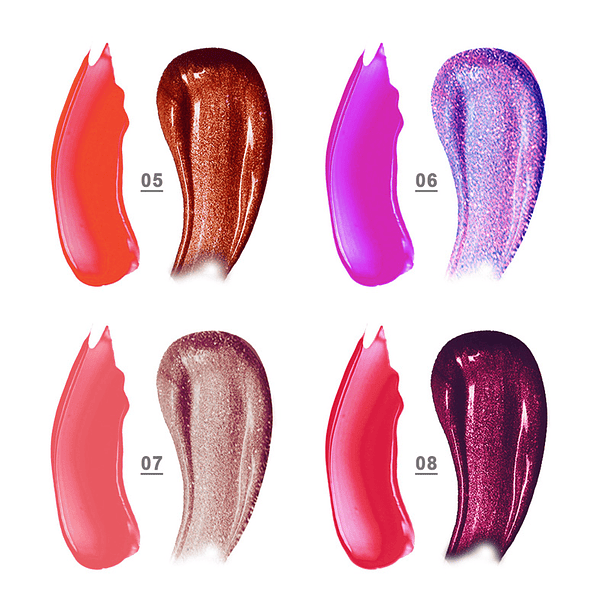 Dúo de Delineador Peel-Off y Brillo Labial Jello Dew by Febble® 8