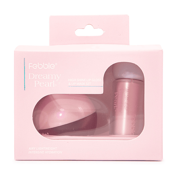 Set Brillo & Mascara Labial Hidratante - Dreamy Pearl By Febble® 3