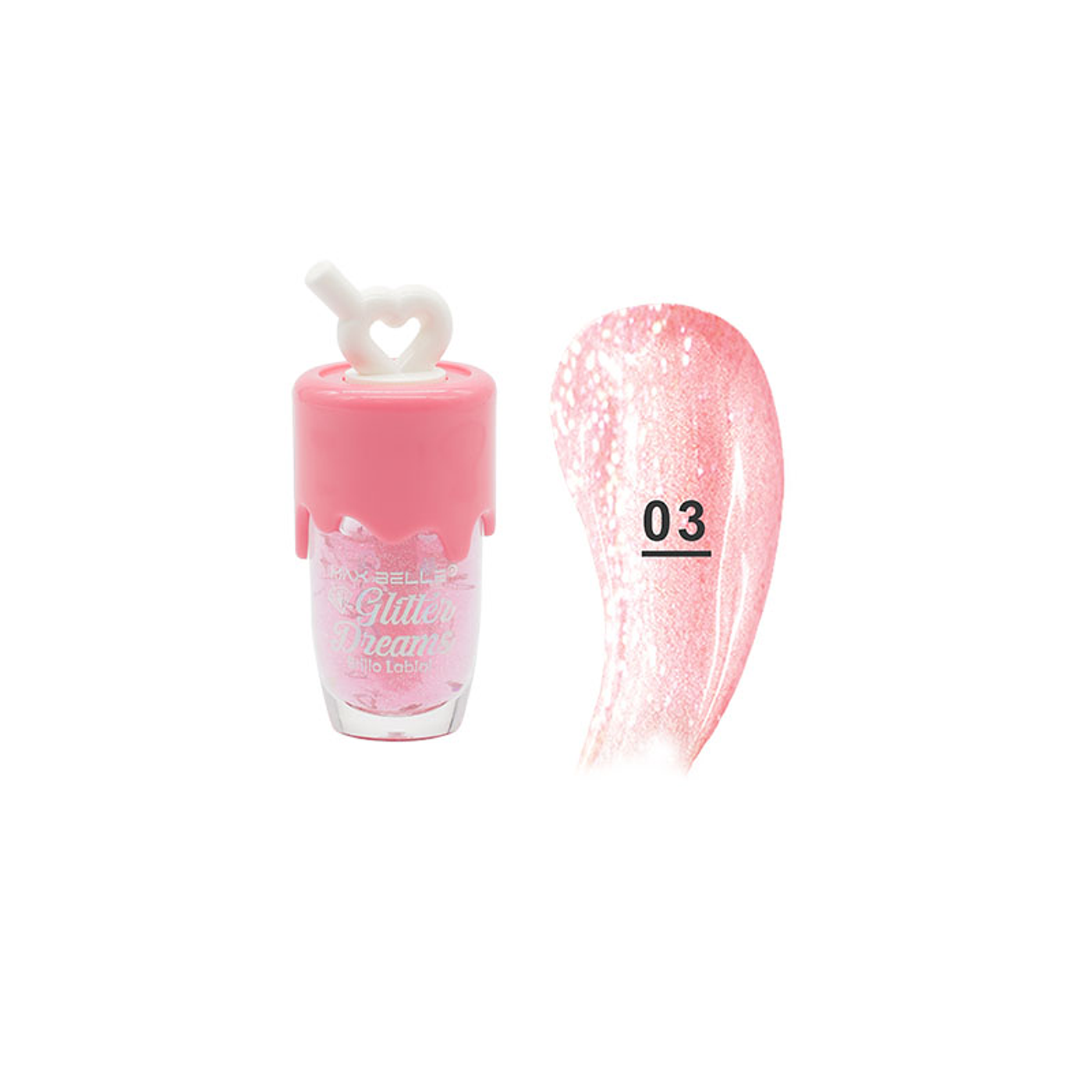 Brillo Labial Glitter Dreams MAX BELLE® - MB011543-3