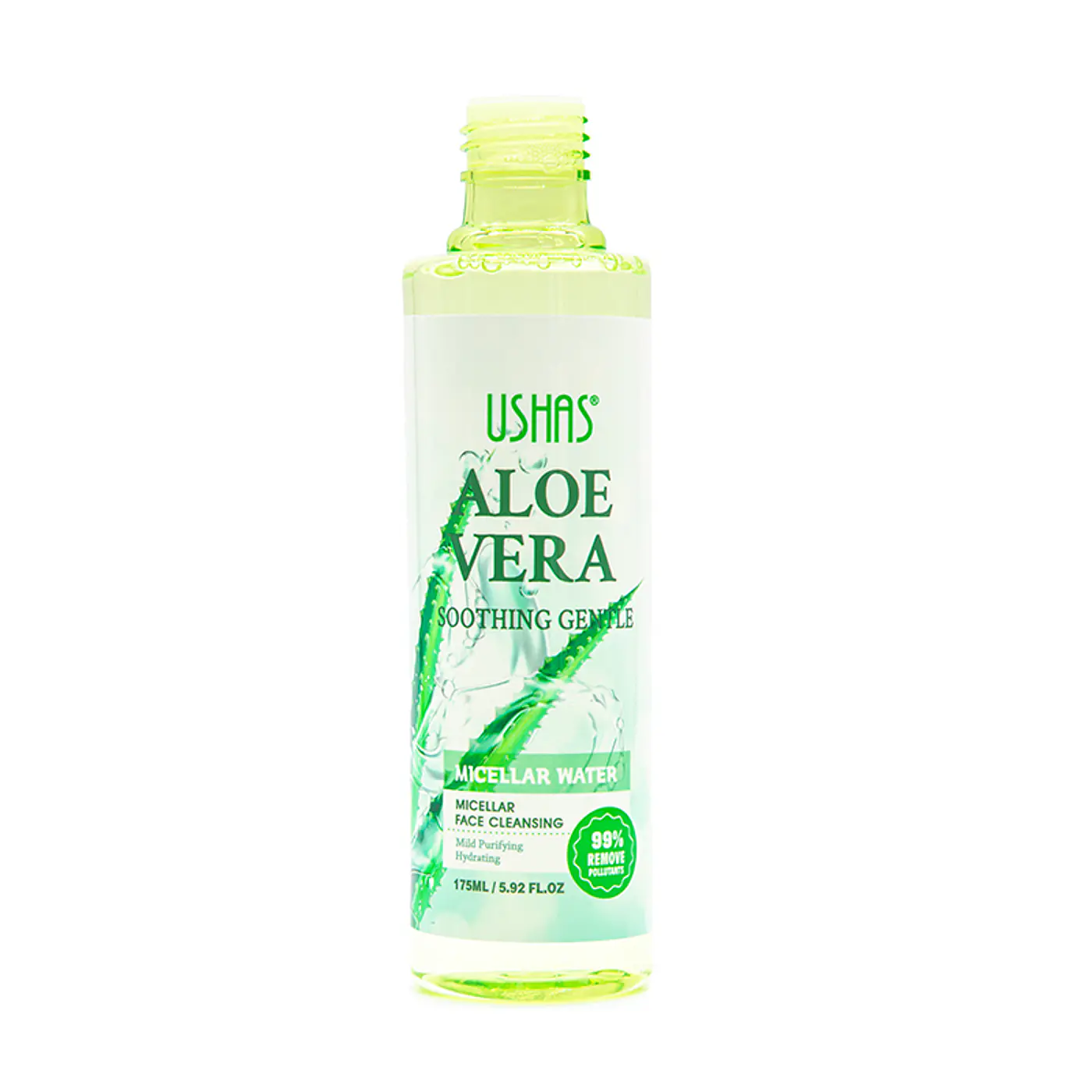 Agua Micelar de Aloe Vera USHAS®
