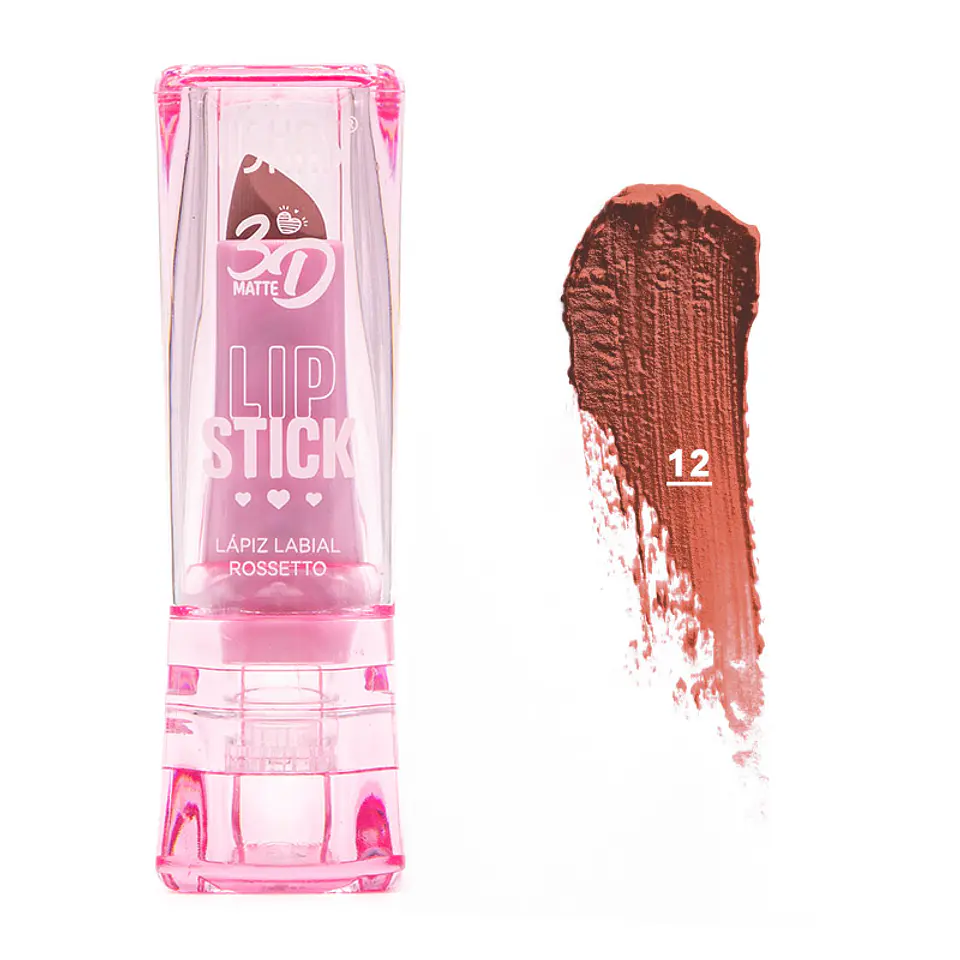 Labial en Barra Mate 3D 8