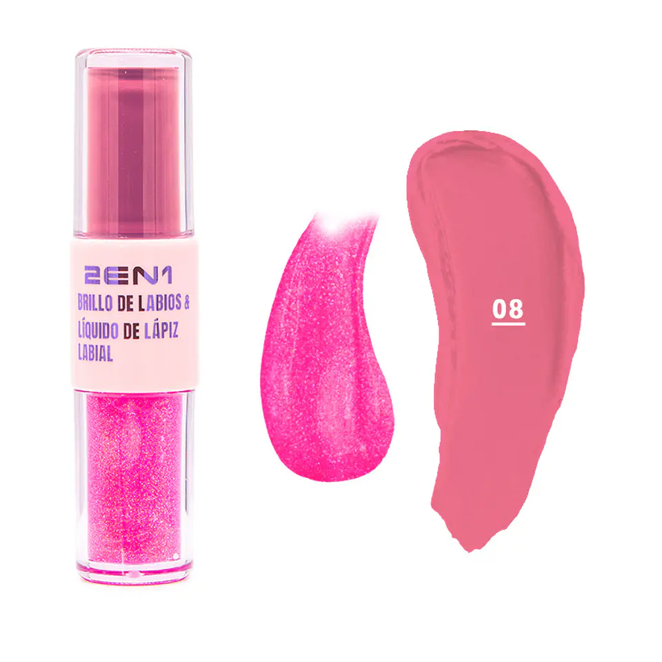 Brillo Labial + Labial Líquido Duo Color 4