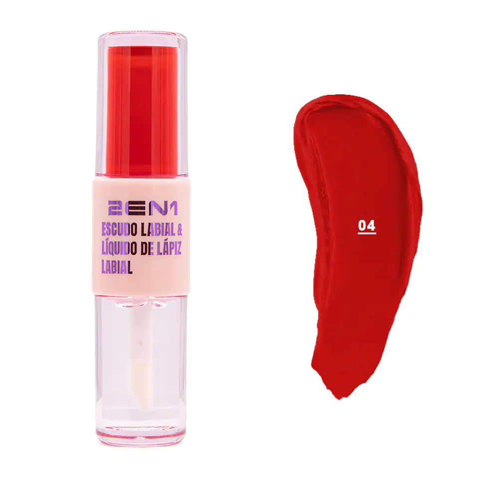 Labial Líquido + Aceite de Labios Duo Color 6