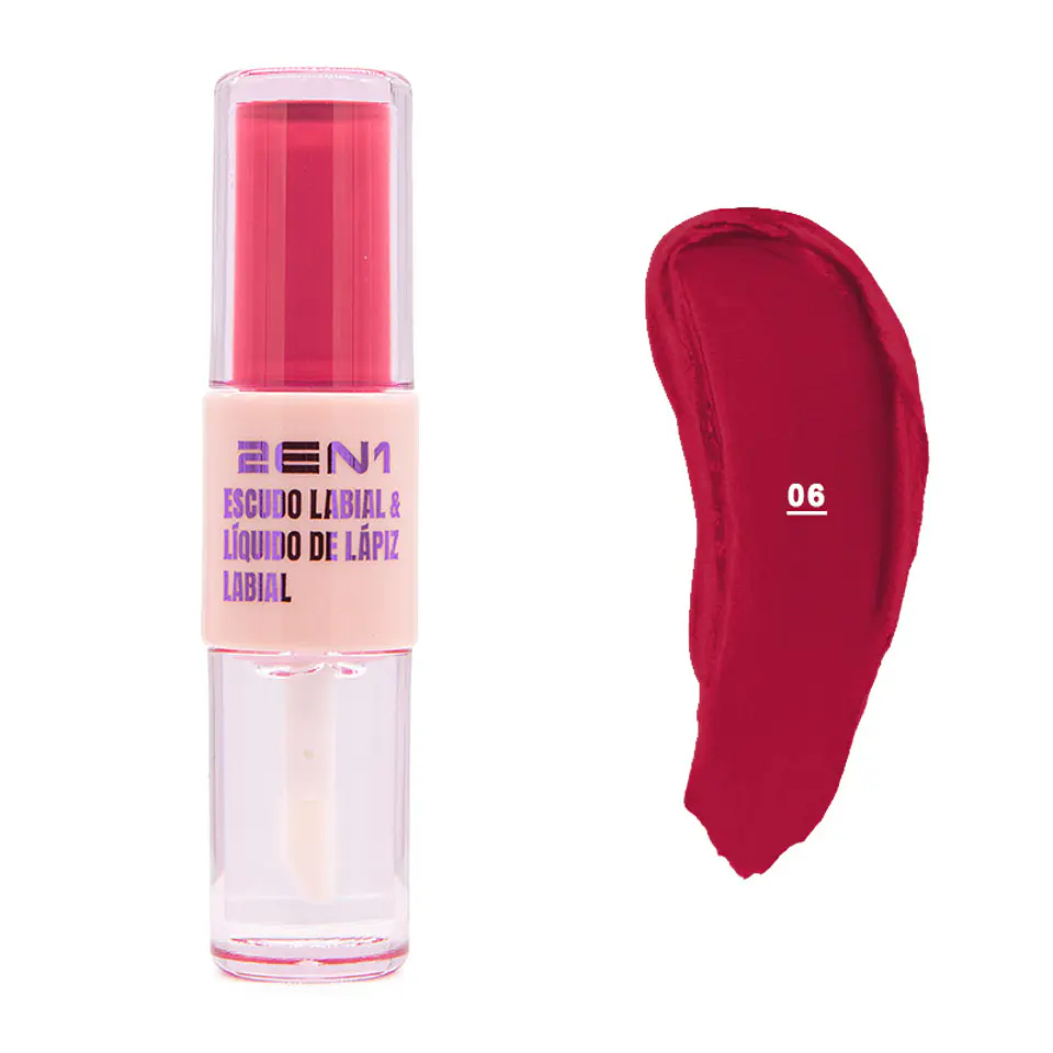Labial Líquido + Aceite de Labios Duo Color 8