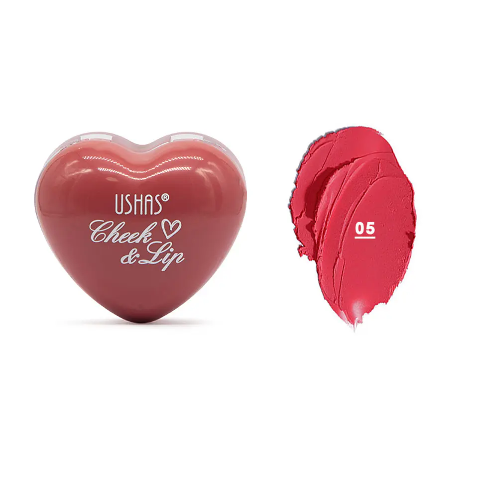 Rubor en Crema Cheek & Lip Heart 3