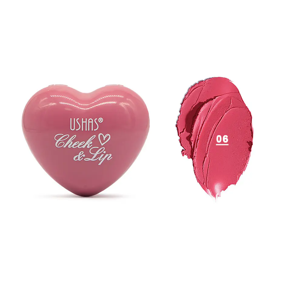 Rubor en Crema Cheek & Lip Heart 4