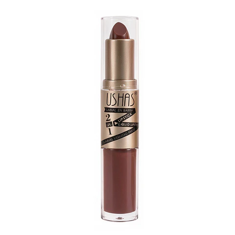 Labial Dúo 2 en 1 Barra y Líquido Mate