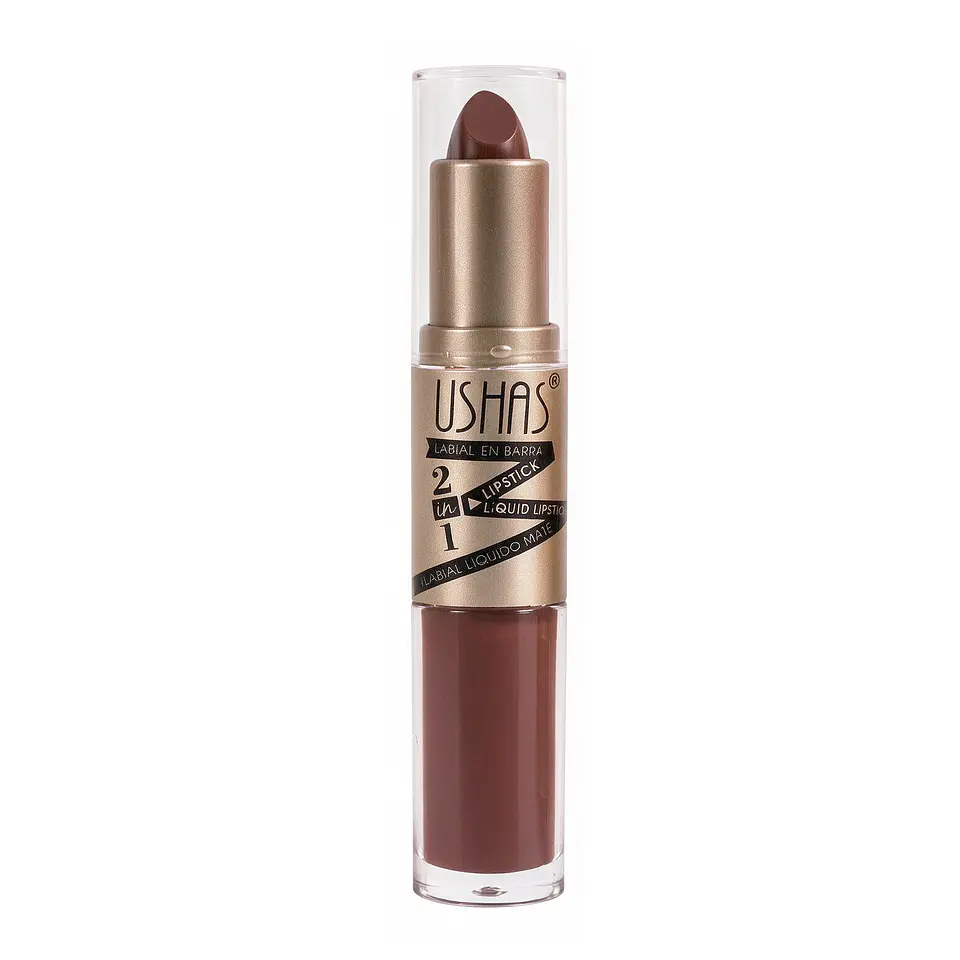 Labial Dúo 2 en 1 Barra y Líquido Mate 1