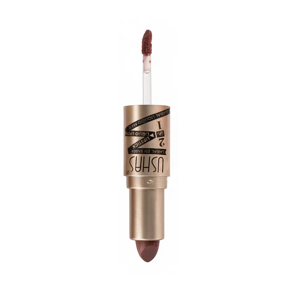 Labial Dúo 2 en 1 Barra y Líquido Mate 2