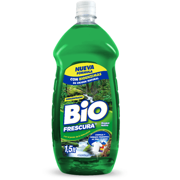 DETERGENTE LIQUIDO BIO FRESCURA BOSQUE NATIVO 1.5 LT