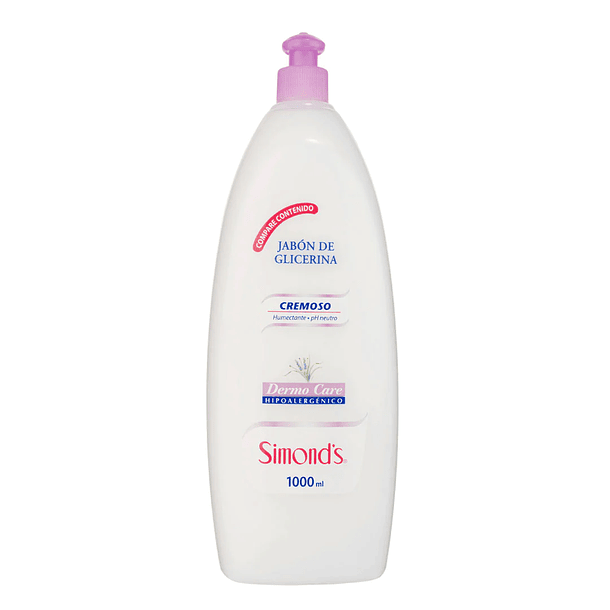 JABON LIQUIDO DE GLICERINA SIMONDS CREMOSO 1000 ML