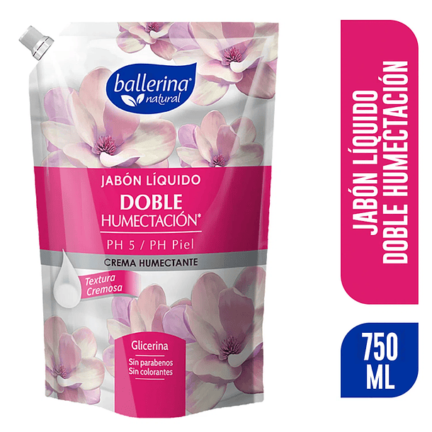 DOYPACK JABON LIQUIDO BALLERINA CREMA HUMECTANTE 750 ML 