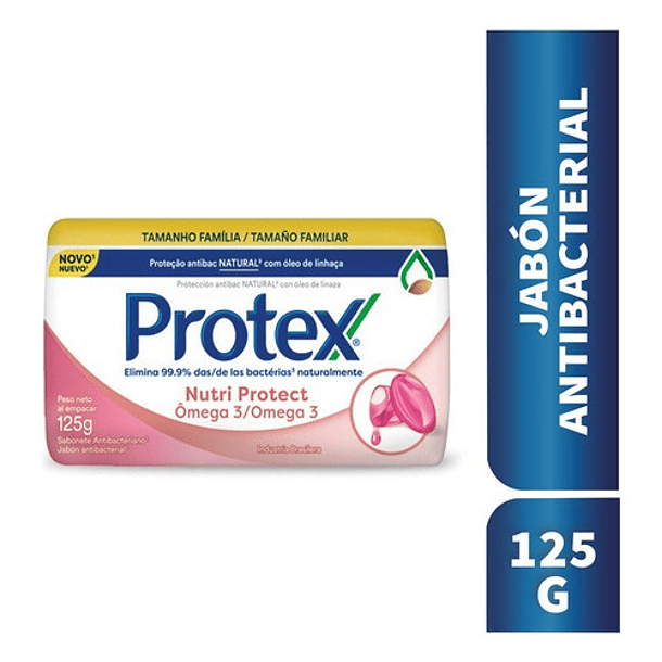 JABON EN BARRA OMEGA 3 PROTEX 125 GR 