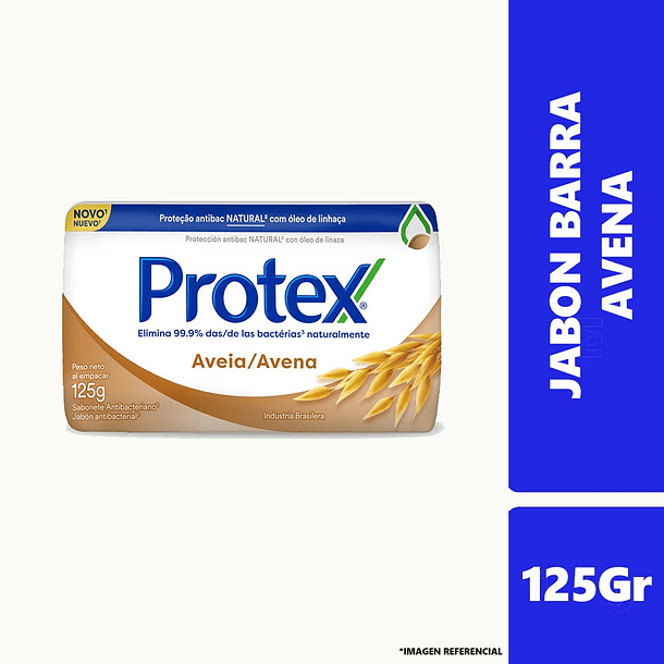 JABON EN BARRA AVENA PROTEX 125 GR 