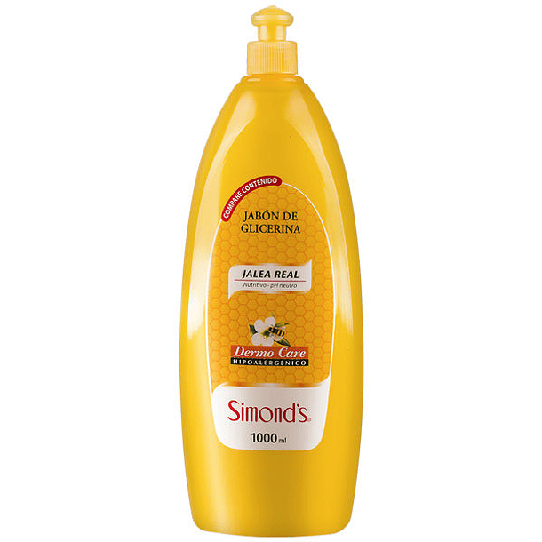 JABÓN LÍQUIDO DE GLICERINA SIMONDS JALEA REAL 1000 ML 