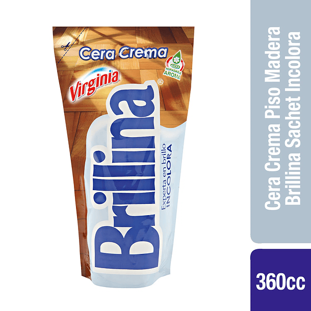 CERA CREMA INCOLORA BRILLINA 360CC