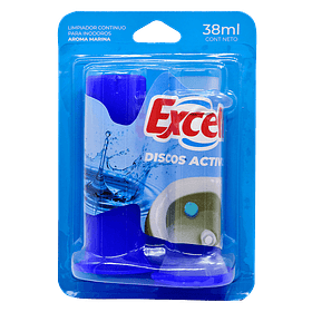 DISCOS GEL PARA INODORO EXCELL MARINA APLICADOR + REPUESTO 