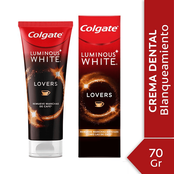 CREMA DENTAL COLGATE LUMINOUS WHITE CAFÉ LOVERS 70 GR 1