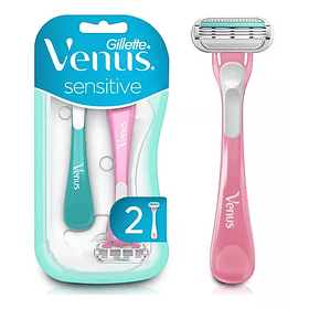 MAQUINA DE AFEITAR GILLETTE VENUS SENSITIVE PACK 2 