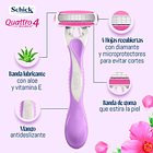 MAQUINA DE AFEITAR DESECHABLE VENUS SIMPLY 3 HOJAS  2