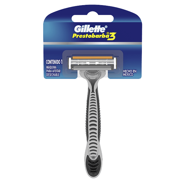 MÁQUINA DE AFEITAR DESECHABLE GILLETTE PRESTOBARBA 3  1