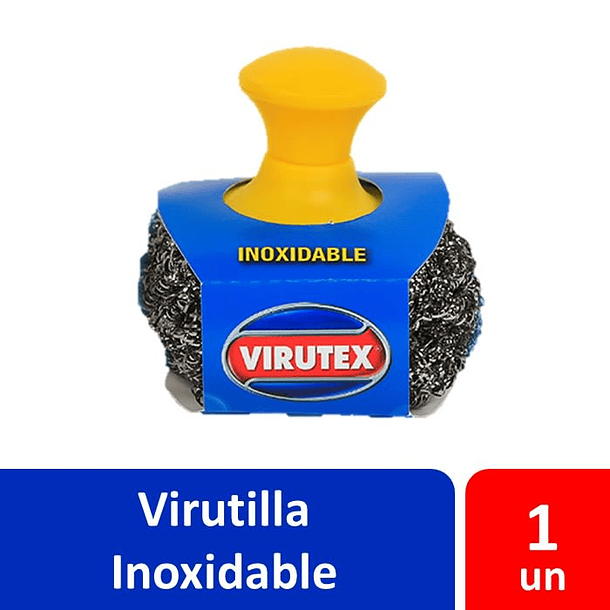 VIRUTILLA ACERO INOXIDABLE VIRUTEX CON MANGO 