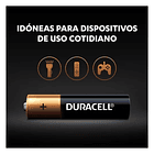 PILAS ALCALINAS DURACELL AAA PACK 6 UNID  3