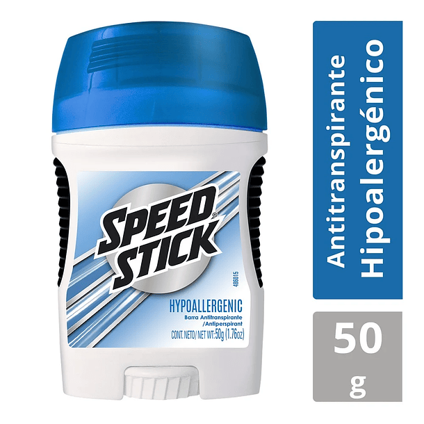 ANTITRANSPIRANTE BARRA SPEED STICK HIPOALERGÉNICO 50G