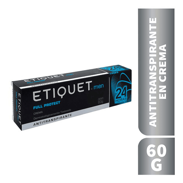 ANTITRANSPIRANTE EN CREMA ETIQUET MEN 60 GR
