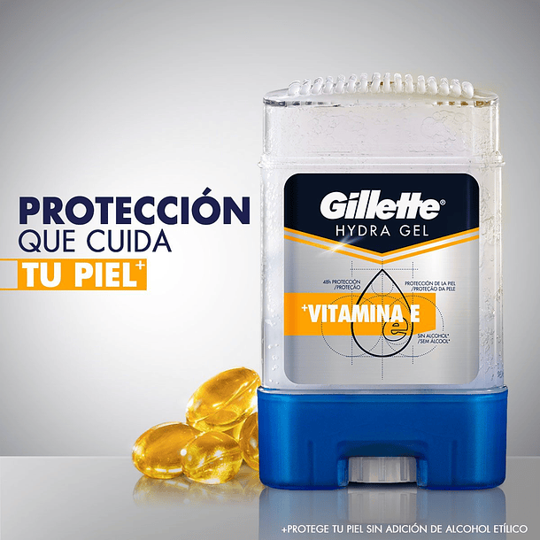 ANTITRANSPIRANTE GEL GILLETTE VITAMINA E 82GR 2